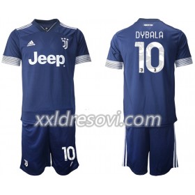 Juventus Paulo Dybala 10 Drugi Dječji Komplet Dresovi za Nogomet 2020-2021 (+ kratke hlače)